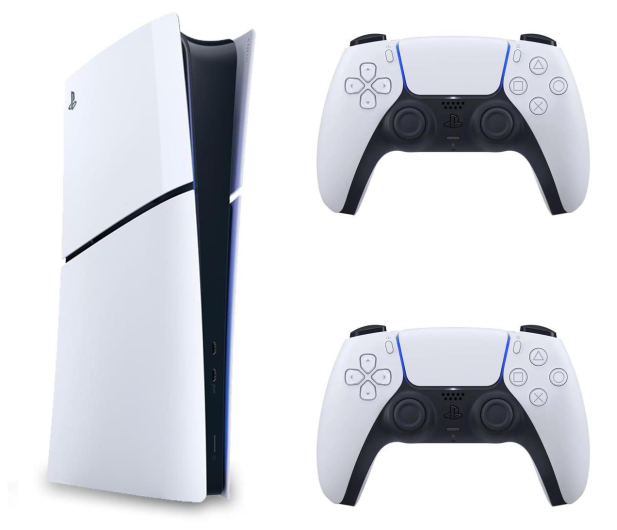 SONY PlayStation 5 Slim Digital + DualSense White - 1210593 - zdjęcie 2